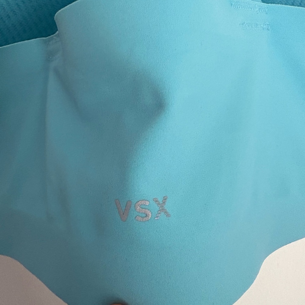 VSX Knockout™ Front-Close Athletic Sports Bra Turquoise Oasis Women 38D NWOT AC - Picture 6 of 9